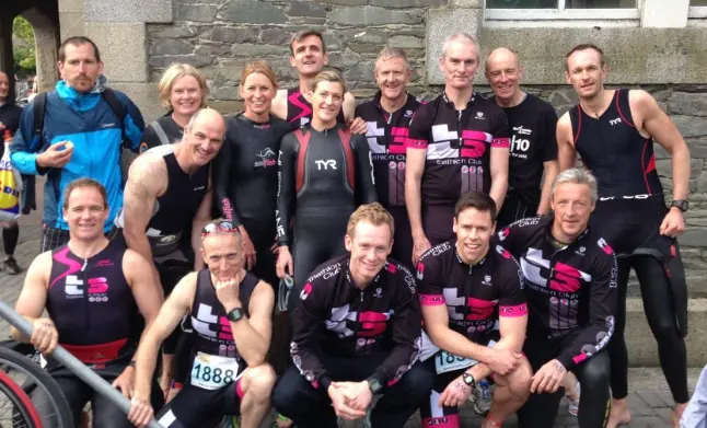 T3’s assault on Athy Olympic triathlon 2013 photo