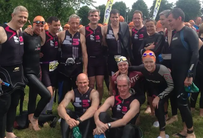 Large T3 turnout at Triathy 31 May 2014 photo