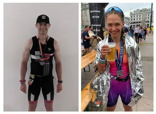 Ironman and Ironwoman photo